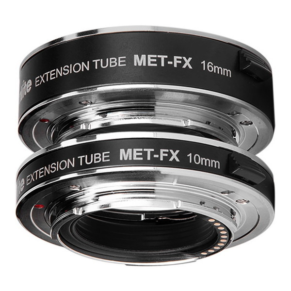 Commlite CM-MET-FX [エクステンションチューブ(10mm16mm) (富士フイルムXマウント) 電子接点付き]