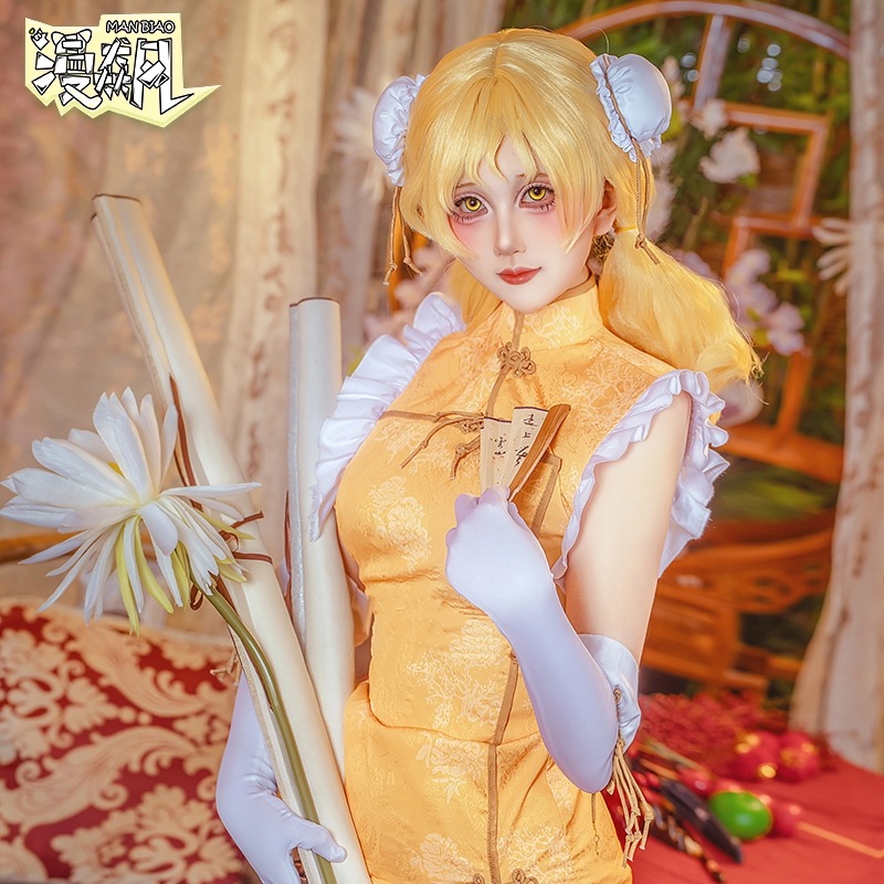 魔法少女まどかマギカ Cos衣装 巴マミ コスプレ 中華風 チャイナドレス アニメ 二次元衣装 7,166円