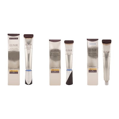 エリクシール　リンクルクリーム　3本セット 新品未使用品です Qoo10] エリクシール 薬用リンクルクリーム [3種類から選べる