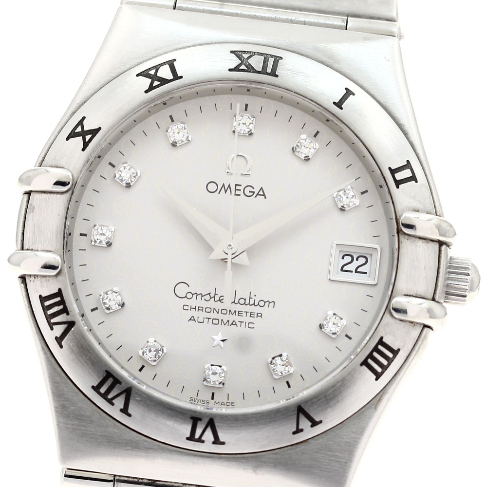 オメガ OMEGA 1504.35 コンステレーション デイト 11Pダイヤ 自動巻き メンズ _891565【中古】