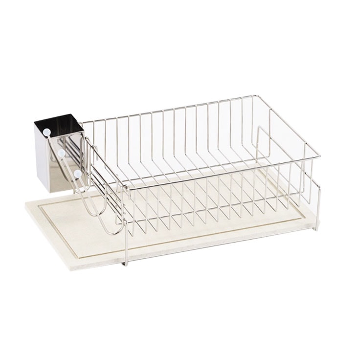 キッチン 水切りラック ステンレス 日本製 燕三条 水切りかご 横置き スリム コンパクト 食器 皿 箸 茶碗 水切り カゴ 吸水 水滴 省スペース マット おしゃ