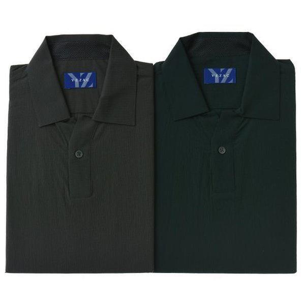 YJFMUA661_半袖カラー変形Tシャツ型レギュラーフィットシャツ
