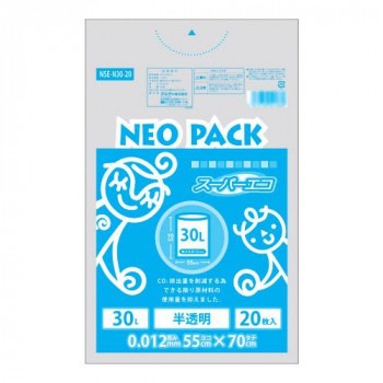 オルディ ネオパック スーパーエコ30L 半透明20P×60冊 10471202