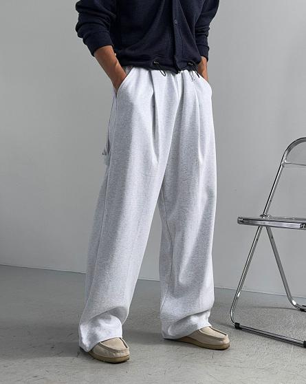 チュリ合布ピンタックバンディングパンツ