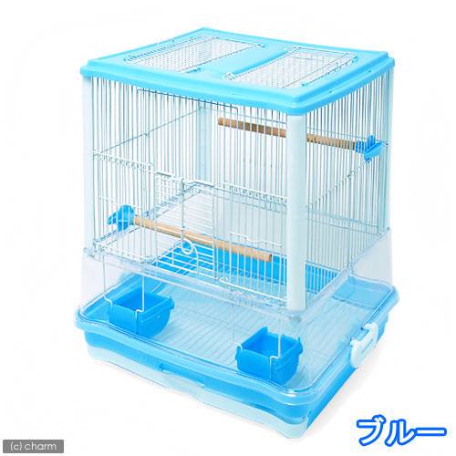 鳥籠　バードパレス　クリーン　ブルー（４２X３５X４６ｃｍ）　鳥　ケージ　鳥かご　ＣＲＣ55―15―10―10―00