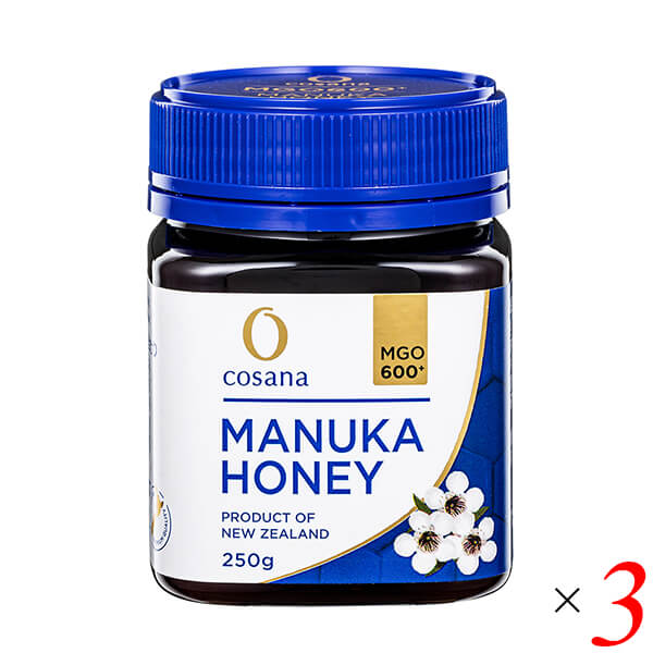 コサナ マヌカハニー MGO600+ 250g 3個セット