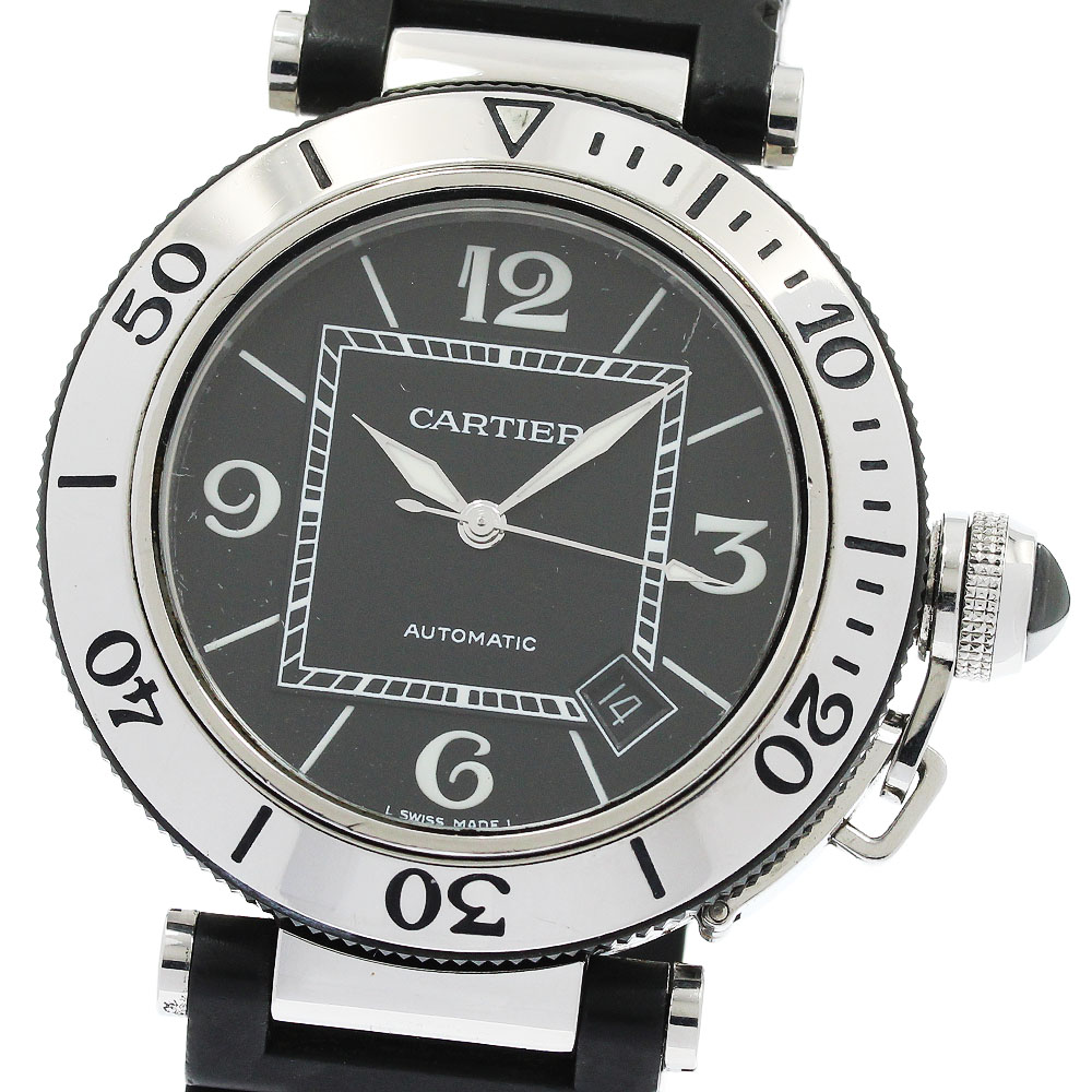 カルティエ CARTIER W31077U2 パシャ シータイマー デイト 自動巻き メンズ _960037【中古】