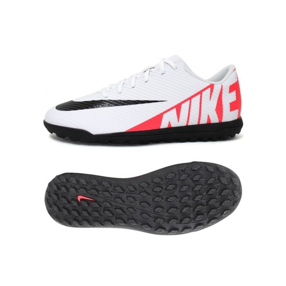 ナイキシューズナイキヴェイパー 15 クラブ TF 人工芝サッカーシューズフットサルシューズクリムゾンホワイト DJ5968-600