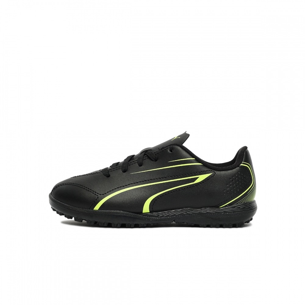 プーマビクトリア TT ジュニア 10748703-プーマブラック-エレクトリックライム