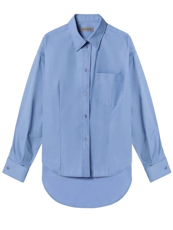 BALENCIAGA Women Shirts 872318 TUM20 4200 LIGHT BLUE