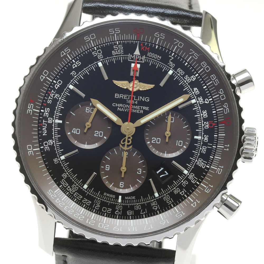 ブライトリング BREITLING AB0127 ナビタイマー01 リミテッド 1000本限定 クロノグラフ 自動巻き メンズ 箱・保証書付き_843087【中古】