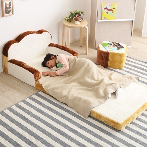食パンシリーズ 日本製 低反発かわいい食パンソファベッドインテリア ソファソファベッド 14,712円