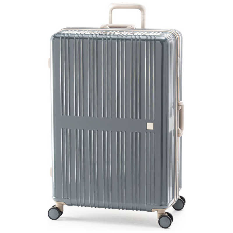 A.L.I　ハードキャリー Dream Light フレームタイプ ブルーグレー [TSAロック搭載 /96L /1週間以上] 超軽量 再生PET生地 極静音キャスター　ALI-099-28
