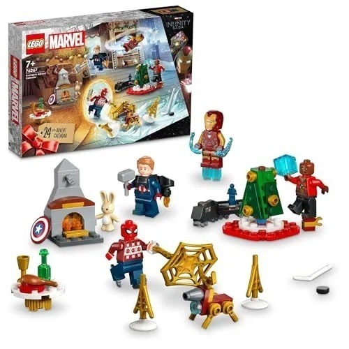 スーパー・ヒーローズ アベンジャーズ アドベントカレンダー 76267 おもちゃ ブロック プレゼント アメコミ スーパーヒーロー 男の子 7歳 ~