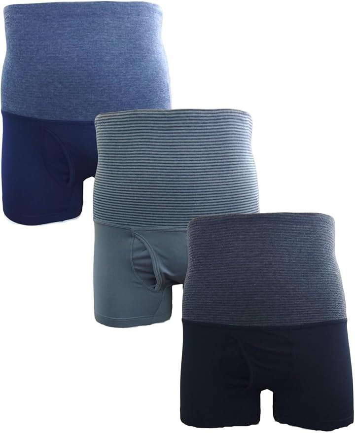 腹巻 腹巻き ボクサーパンツ アンダーパンツ ボクサーショーツ インナーパンツ インナーショーツ ロングパンツ ボクサーロングパンツ ウェア (3枚組3色レギュラータイプ, 3L)