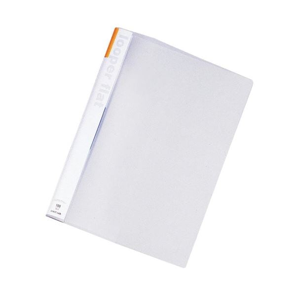 （まとめ）リヒトラブ ルーパーフラット A4タテ2穴 100枚収容 黄 F-52-5 1セット(25冊) (×2セット)