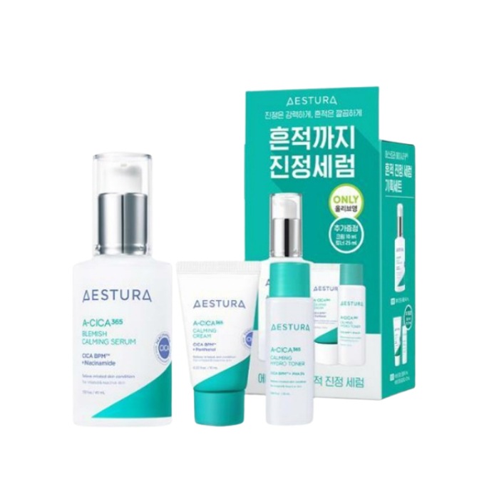 エイシカ365 跡鎮静セラム40ml企画（クリーム10ml+トナー25ml） 5,352円