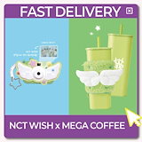 NCTWISH ウィシ メガコーヒー MEGA コラボ MD タンブラー　カメラ Qoo10] SMエンターテインメント 【MEGA COFFEE × NCT W
