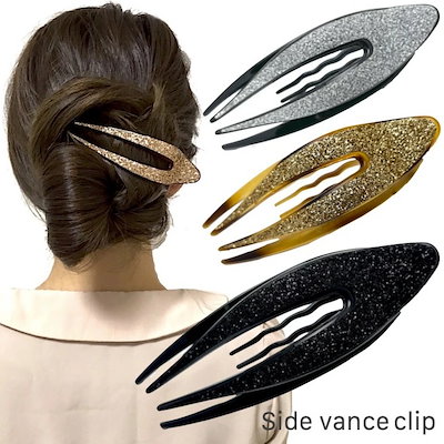 Qoo10] ヘアクリップ サイド バンスクリップ ラ