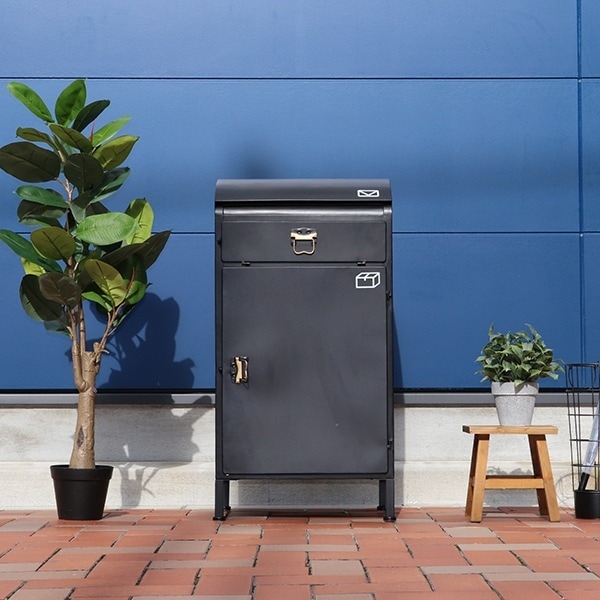 不二貿易 18462 宅配ボックス Noah-ノア- ブラック