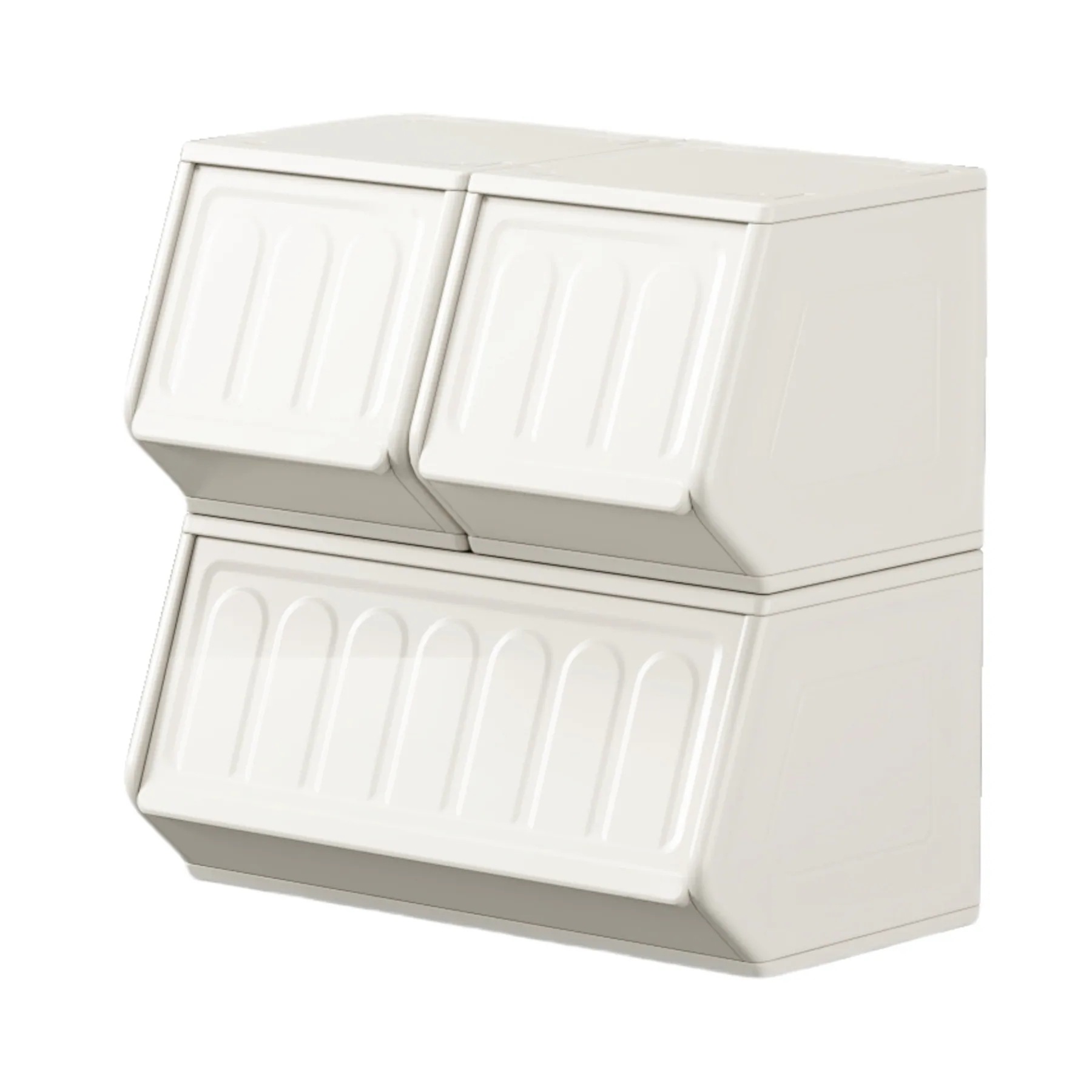 1817【3個セット】カラーボックス 扉付き 収納ボックス 積み重ね 前開き 組立簡単 おしゃれ 大容量収納 隠す収納 ジョイントパーツ ズレない 棚 カラーボックス ドア付き おもちゃ箱 収納 リビ 6,221円