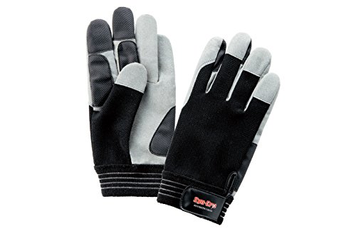 [FGC] SC-705 シンクログリップ 人工皮革手袋 指先補強付 10双組 富士グローブ (Lサイズ)