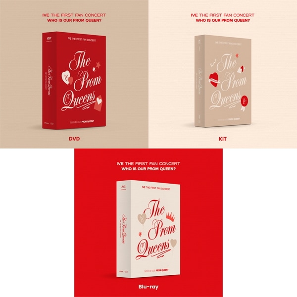 IVE THE FIRST FAN CONCERT [The Prom Queens] DVD + KIT VIDEO + Blu-ray