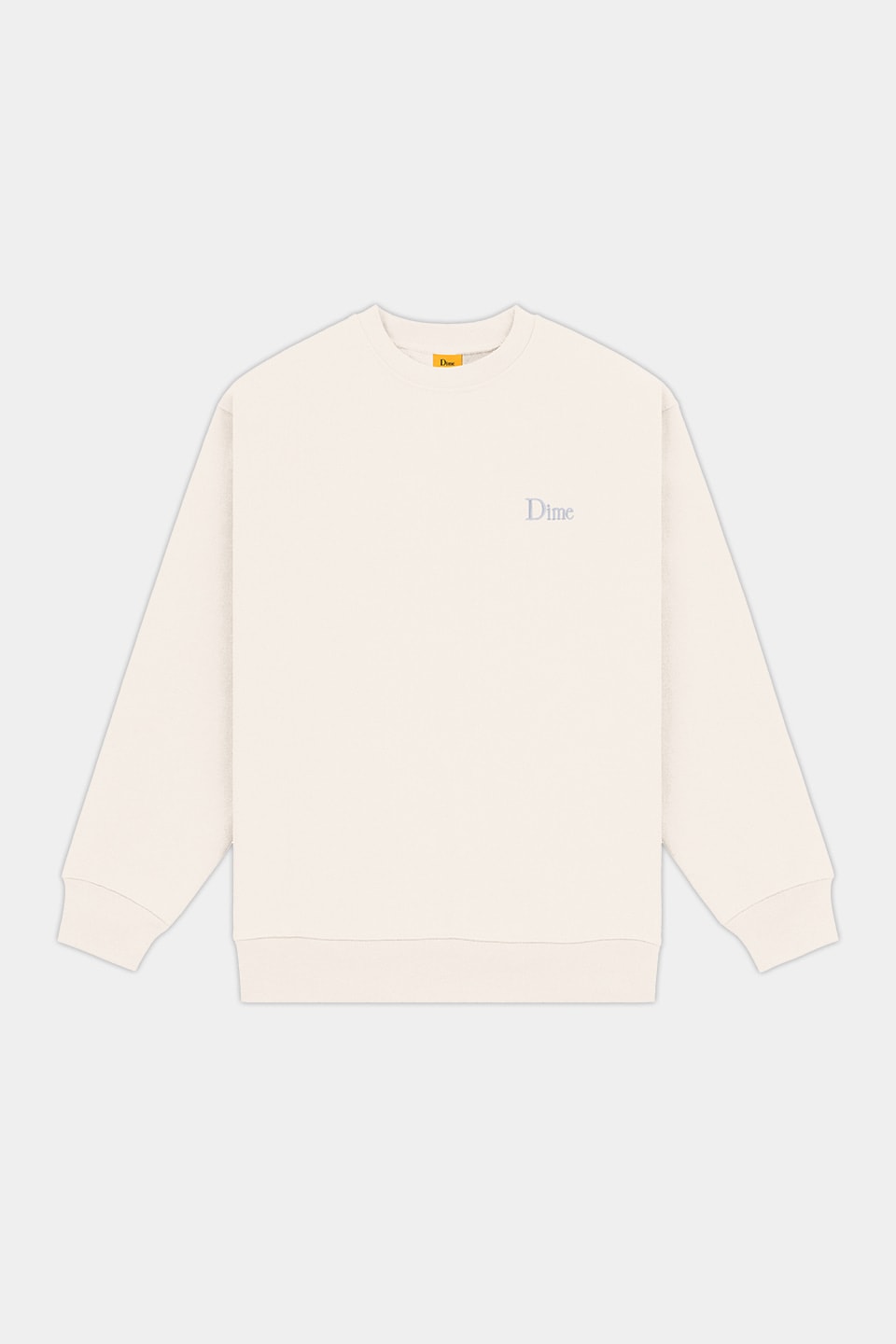 【DIME】 CLASSIC SMALL LOGO CREWNECK : NATURAL