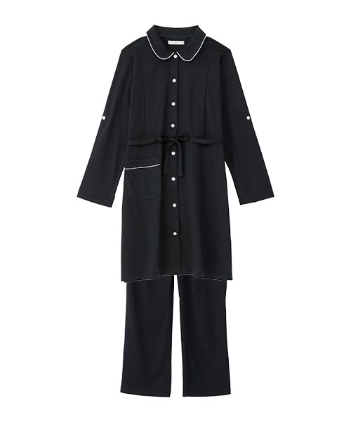 [犬印本舗] ママの声から生まれたマタニティパジャマ ブラック M～L 200-8715