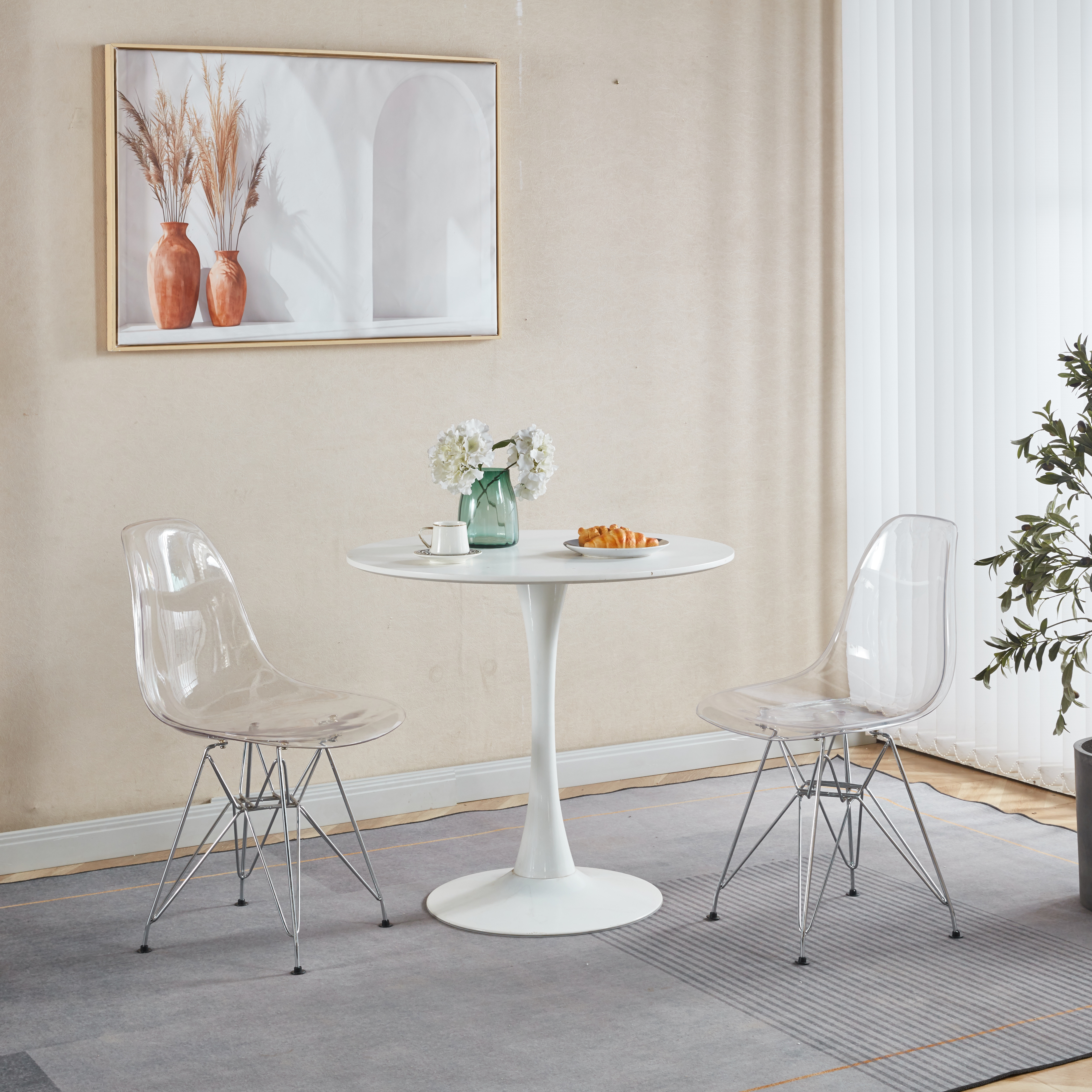 【国内発送】54ダイニングチェア シェルチェア クチェア 北欧スタイル デザイナーファッション ホームオフィスチェア リビングルームチェア