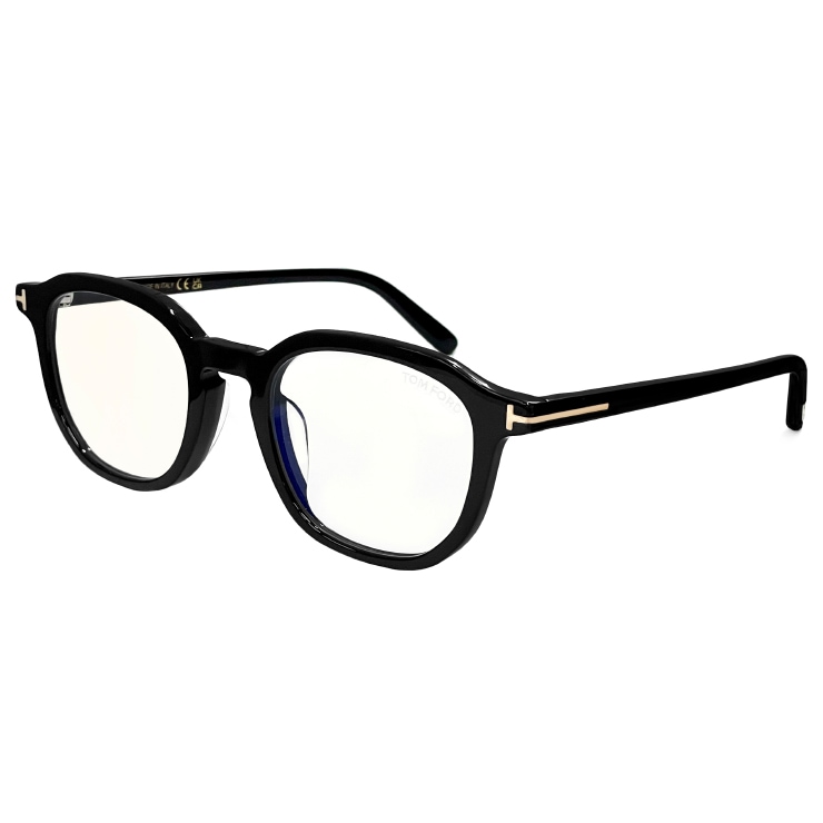 メガネ TF6010-K-B 001 度なし ブルーライトカット レンズ クリアサングラス 伊達メガネ FT6010-K-B/V ft6010kb tf6010kb ブランド 眼鏡 メンズ レディース