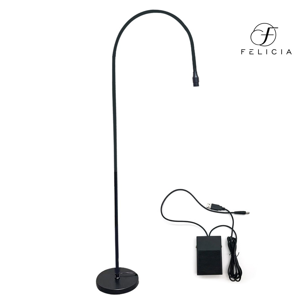 LEDライト マツエク専用 アレルギー軽減 まつ毛エクステ施術スピードアップ LEDグルー硬化 フットスイッチ付き ヘッドライト付け替え可能