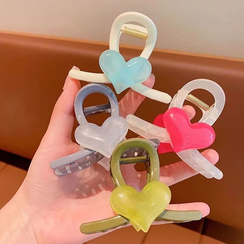 インターネット有名人は髪を傷つけません小さな夏の後頭部グラバーかわいい愛のサメクリップヘアガール韓国風ヘアピン新しいスタイル