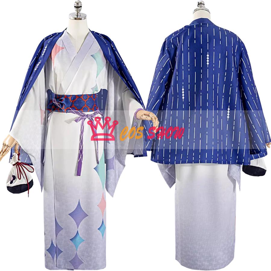 新品販売!バーチャル VTuber 極楽湯 星導ショウ コスプレ衣装 和服 ウィッグ能 cosplay 仮装 イベント クリスマス ハロウィン ステージ 文化祭 学園祭