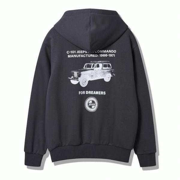 JEEP 男女兼用 自動車 スウェット パーカー__A JP1THU014_