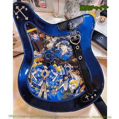 痛バッグ　痛バ　ギターデザイン　2way　トートバッグ　ショルダーバッグ　推しカラー　推し活　見せバッグ　オタ活 4,955円