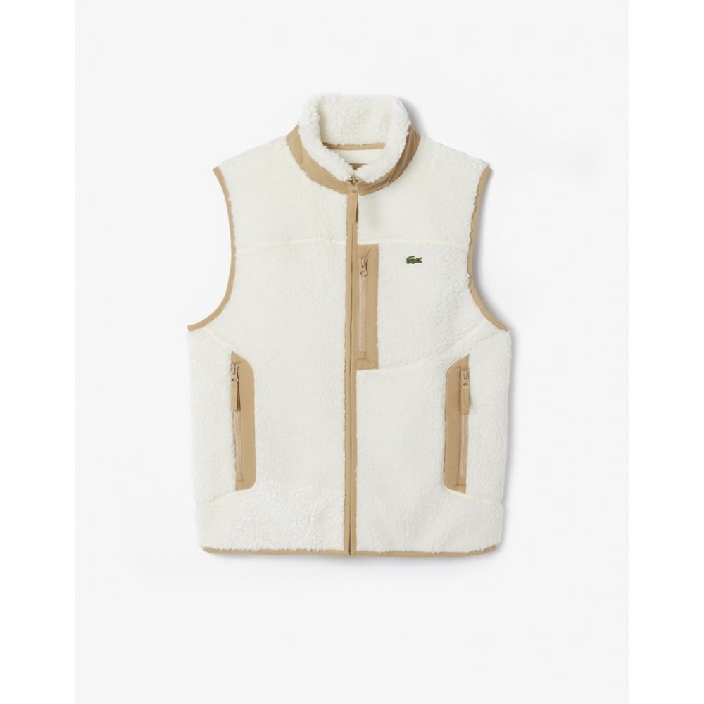 ラコステメンズシェルパフリースベスト BH2839-54N 4KF