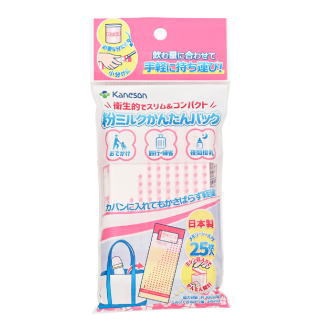 他サイト： カネソン 粉ミルクかんたんバッグ メモリーシール付 25枚入の商品画像