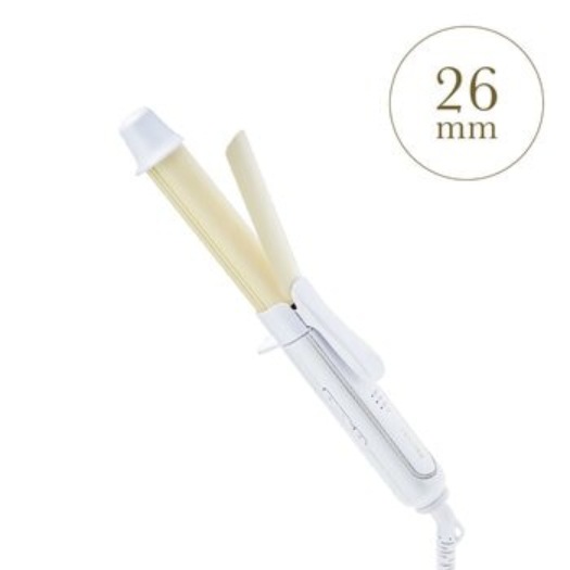 【倉庫直送】　フェスティノ カール ヘアアイロン 26mm SMHB-025-WH/PK