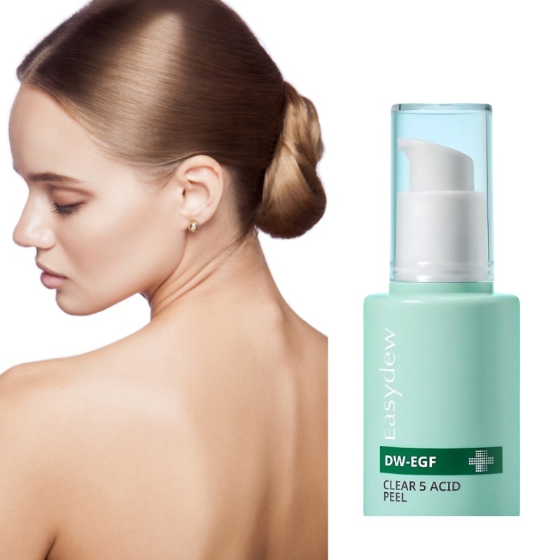 クリア5アシッドピーリング30ml 毛穴ケアにおすすめの低刺激角質ケア美容液肌に優しい水分補給もサポート韓国コスメ 抗菌99.9％ ニキビケア敏感肌対応 低刺激ピーリング