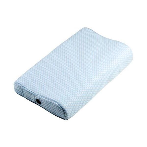 WAVEWAVE セブンウェイブ wave009 ブルーホワイト ヒートリラックス枕 温熱 安眠 低反発枕 スピーカー搭載 Bluetooth