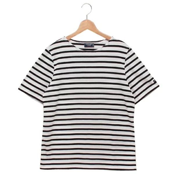 Tシャツ カットソー レヴァント モダン ホワイト ブラック メンズ ST.JAMES 9863 NEIGE NOIR 8,599円