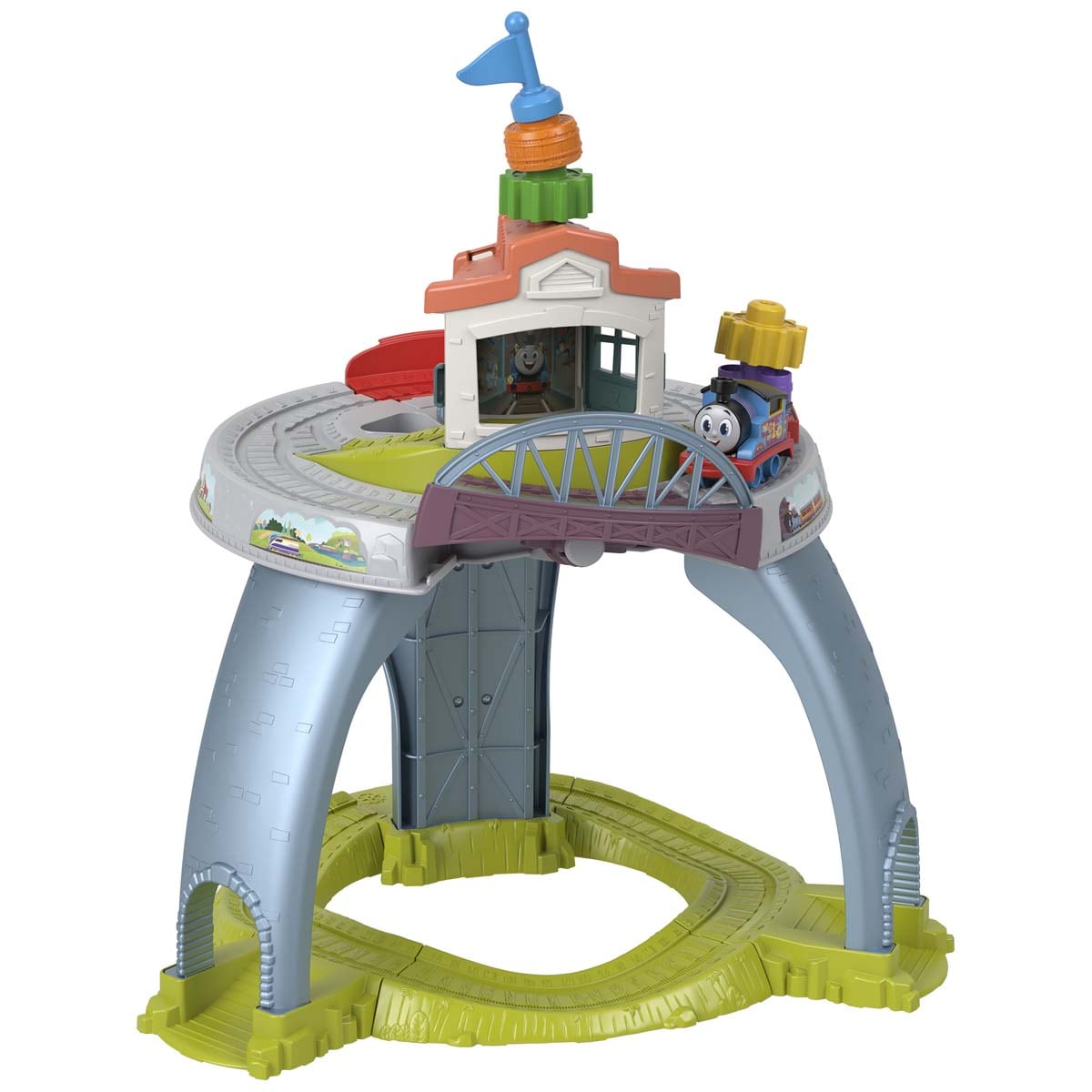 タカラトミー 1.5才からのマイファーストトーマス きかんしゃトーマスを走らせよう！　2層の線路テーブル マテル1.5サイタラノ トーマス