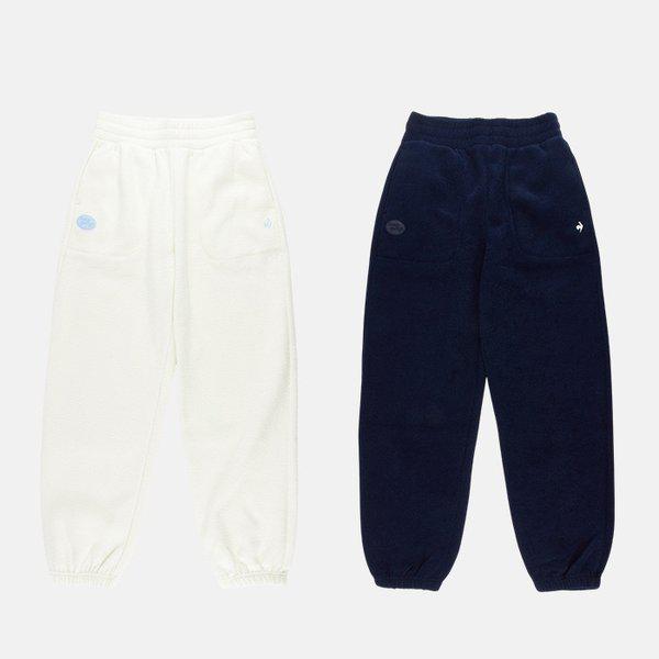 女性用フラッフィーニットテリールーズジョガーパンツ QP422OFPO7