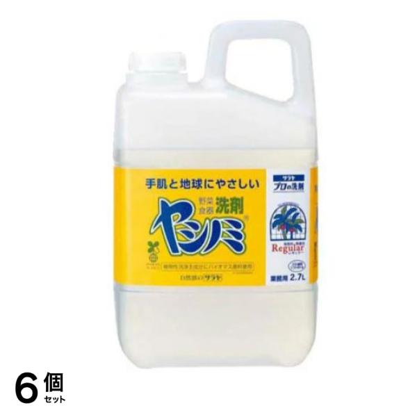 サラヤ 洗剤 野菜・食器用 2700mL (業務用) 6個セット