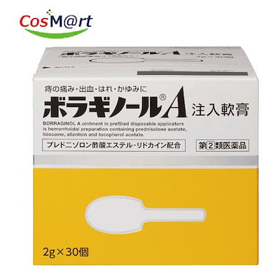 他サイト： 【指定第2類医薬品】 【天藤製薬（株）】ボラギノールA注入軟膏2g×30個(4987978101051)の商品画像