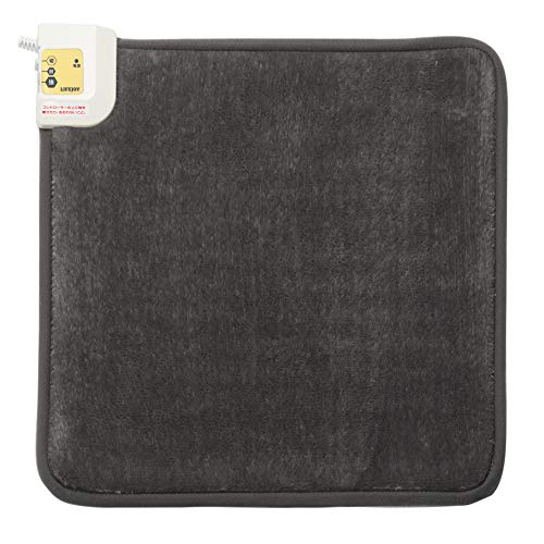 ライフジョイ ホットマット 日本製 グレー 60角 フランネル 肌触りが良い ふかふか 省エネ 強弱切替 60cm60cm JPMH601HFZ 4,611円