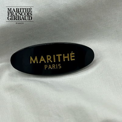 MARITHE ♥ REGULAR LOGO SLIM HAIR PIN 2PACK/追跡付 Qoo10] マリテフランソワジルボー [MARITHE FRANCOIS GI