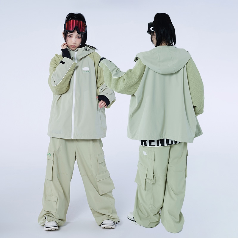 【3日出荷在庫処理】スキーウェア 2024-2025 メンズ レディース 男女通用 上下セット スノーボードウェア アウター ジャケット パンツ