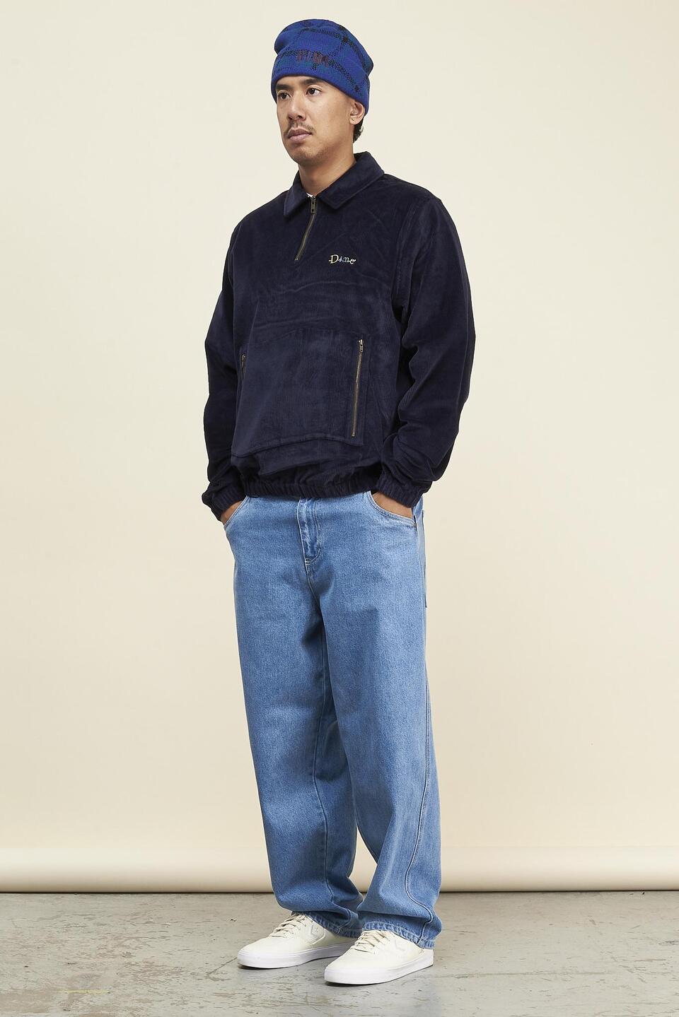 【DIME】 FRIENDS CORDUROY PULLOVER : DARK NAVY